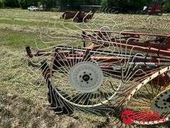 H&S  12 Wheel  Bi-Fold Rake