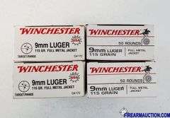 Winchester Target/Range 9 MM Luger - 115 Gr FMJ (4 X 50)