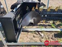 Unused Great Bear Trencher For Skid Steer, 40" depth x 6" width