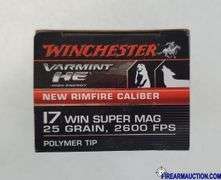 Winchester Varmint HE 17 Win Super Mag - 25 Gr Polymer Tip (3 X 50)