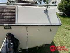 1976  Mark Twain Marin  V-Hull Boat w/Trailer - 16FT