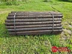 (90) Southern Yellow Pine Creosote Treated Posts