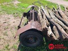 Wood Fence Post Trailer - 10FT x 6FT