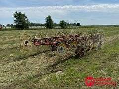 H&S  12 Wheel  Bi-Fold Rake