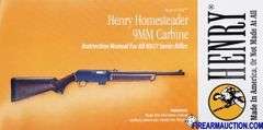Henry Homesteader Model H027-H9G Semi-Auto Rifle - 9 MM Luger - SN:  270017362