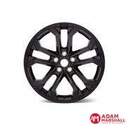 (4) 5-Split Spoke Aluminum-Gloss Black Rims - 19x7.5-Inch