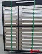 Unused Steelman Tool Box - 35 Drawer, 1 Door + Top Lid Compartment - 85"W X 22.5"D X 57"H