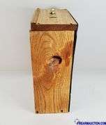 Wooden Shotgun Shell Box Display W/Assorted Vintage Boxes - 12"W X 6"D X 14.5"H