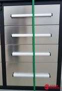 Unused Steelman Tool Box - Stainless Steel, 30 Drawer & 2 Door - 114"W x 25"D x  77"H