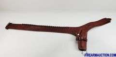 Safariland Leather Revolver Holster (43  22 Cal SA) & Seigle's Gun Belt (361 32 22)