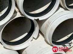 (48) 8IN Plastic Irrigation Pipe