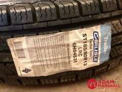 (1) NEW Carlisle, Radial Trail Tire - ST185/80R13