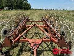 H&S  12 Wheel  Bi-Fold Rake