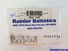 Bullets - Ranier Ballistics 9 MM 115 Gr HP (500)