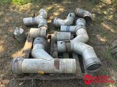 8IN Aluminum Pipe Elbows/ T’s/ End Caps