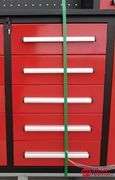 Unused Steelman Tool Box - Red - 18 Drawer & 4 Door, 87"W x 22"D x 67"H