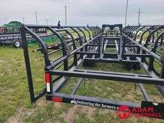 2025  Unused Industrias America  18x4  Bale Hauler Hay Trailer