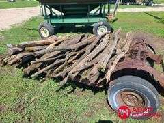Wood Fence Post Trailer - 10FT x 6FT