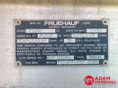 1980  Fruehauf  Aluminum Fuel  Semi Trailer - 9,200 Gallon