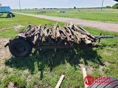 Wood Fence Post Trailer - 10FT x 6FT