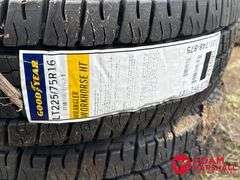 (2) NEW Goodyear, Wangler Workhorse HT Tires - LT225/75R16