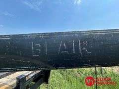 1981  Blair  Gooseneck Flat Bed Trailer - 25FT