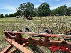 H&S  12 Wheel  Bi-Fold Rake
