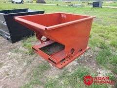 Unused Kit Container Self Dumping Dumpster w/ Fork Pockets