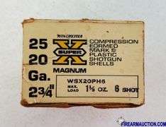 Vintage Winchester Super-X Magnum - 20 GA, 2-3/4", 6 Shot (18 Shells)