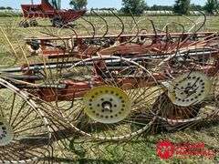 H&S  12 Wheel  Bi-Fold Rake