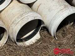 (48) 8IN Plastic Irrigation Pipe