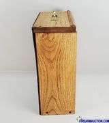 Wooden Shotgun Shell Box Display W/Assorted Vintage Boxes - 12"W X 6"D X 14.5"H