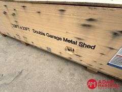 Unused  KJ  22FT x 23FT   Double Garage Metal Building