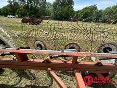 H&S  12 Wheel  Bi-Fold Rake