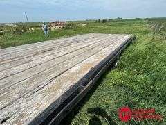 1981  Blair  Gooseneck Flat Bed Trailer - 25FT
