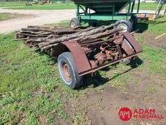 Wood Fence Post Trailer - 10FT x 6FT