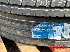 (4) Semi Tires – 3 New, 1 Recap - R24.5