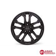 (4) 5-Split Spoke Aluminum-Gloss Black Rims - 19x7.5-Inch