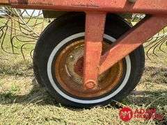 H&S  12 Wheel  Bi-Fold Rake