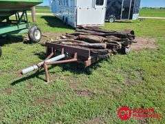 Wood Fence Post Trailer - 10FT x 6FT