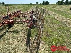 H&S  12 Wheel  Bi-Fold Rake