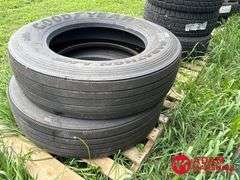 (2) NEW Goodyear, Marathon LHS, Load Range G Tires - 285/75R24.5
