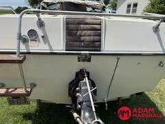 1976  Mark Twain Marin  V-Hull Boat w/Trailer - 16FT