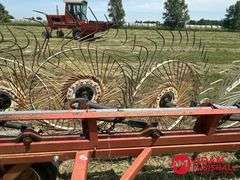 H&S  12 Wheel  Bi-Fold Rake