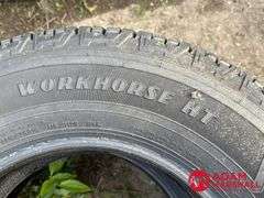 (2) NEW Goodyear, Wangler Workhorse HT Tires - LT225/75R16