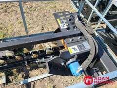 Unused Great Bear Trencher For Skid Steer, 40" depth x 6" width