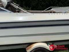 1976  Mark Twain Marin  V-Hull Boat w/Trailer - 16FT