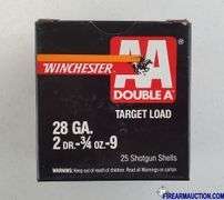 Winchester AA Target Load - 28 GA, 2-3/4", 9 Shot (4 X 25)