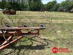 H&S  12 Wheel  Bi-Fold Rake