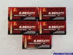 Fort Scot Munitions 5.56 NATO - 70 Gr TUI Solid Copper Spun (5 X 20)